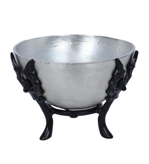 Bat Design Aluminum Serving Bowl