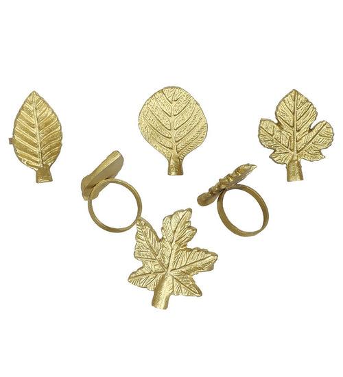 Leaves Napkin RIng - Set of 6