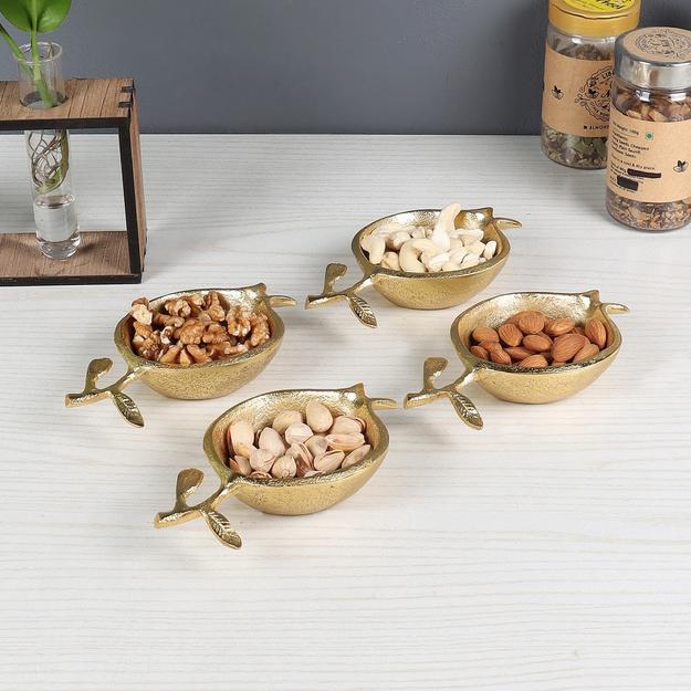 Pomegranate Shaped Serving Bowl - Set of 4