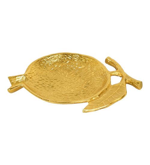 Large Pomegranate Metal Platter