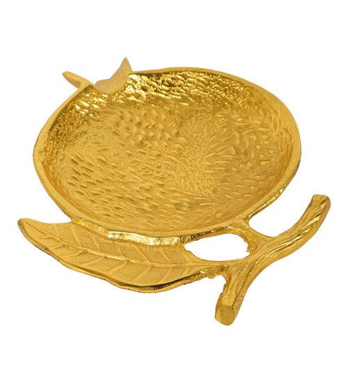 Large Pomegranate Metal Platter