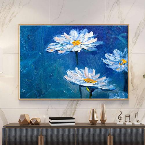 Pretty White Flowers Painting