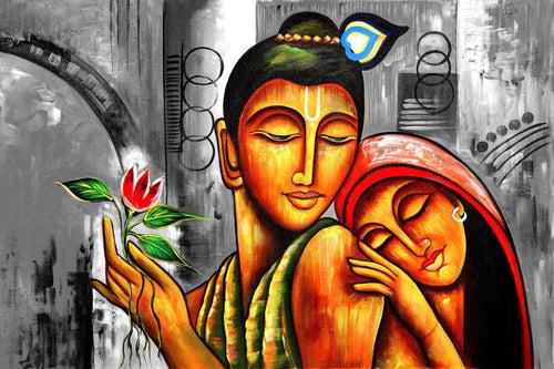 Radha Krishna Painting