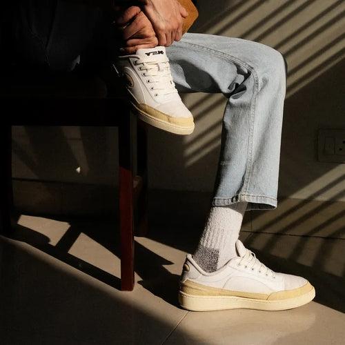 Aged Beige Y2K Pro | Sustainable Sneakers