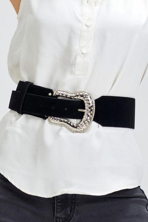 Classy Victorian Suede Mega Belt