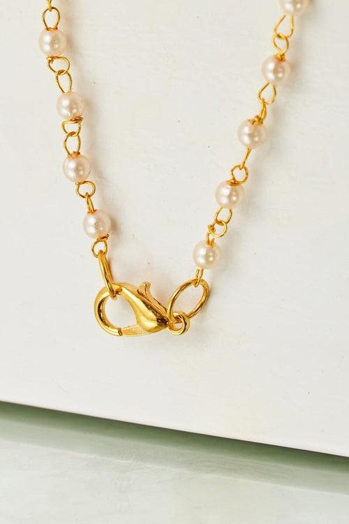 Dreamy Pearl Chain Minimal Necklace