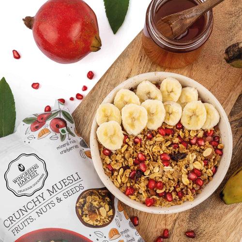 Crunchy Muesli - Fruits, Nuts and Seeds, 800g