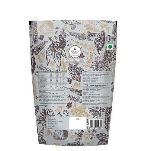 Toasted Millet Muesli - Roasted Cacao Bean & Raisin 250 g