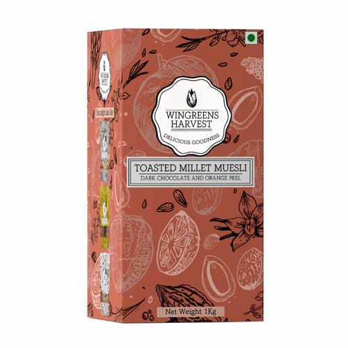 Toasted Millet Muesli: Dark Chocolate and Orange Peel 1 Kg