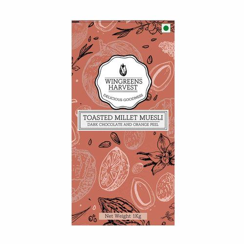 Toasted Millet Muesli: Dark Chocolate and Orange Peel 1 Kg