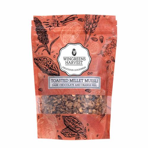 Toasted Millet Muesli - Dark Chocolate & Orange Peel 250 g