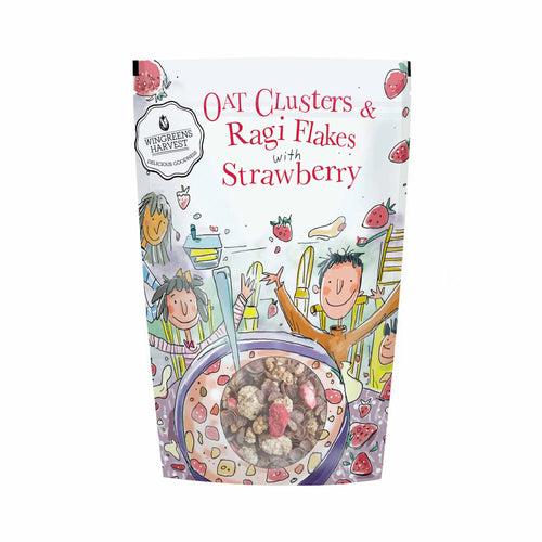 Breakfast Cereal - Oat Clusters & Ragi Flakes with Strawberry 350 g