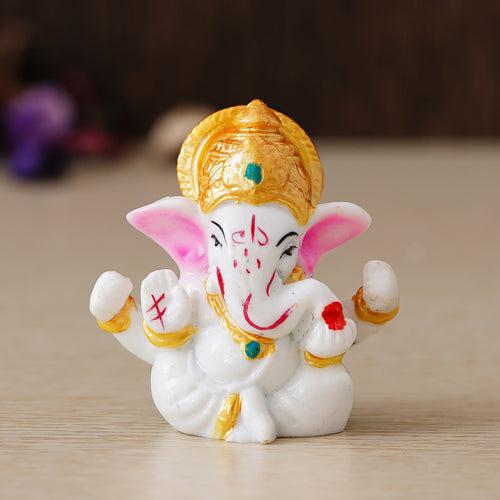 Designer Peacock Rakhi for Brother with Lord Ganesha Idol and Roli Chawal Pack, Raksha Bandhan Greeting Card