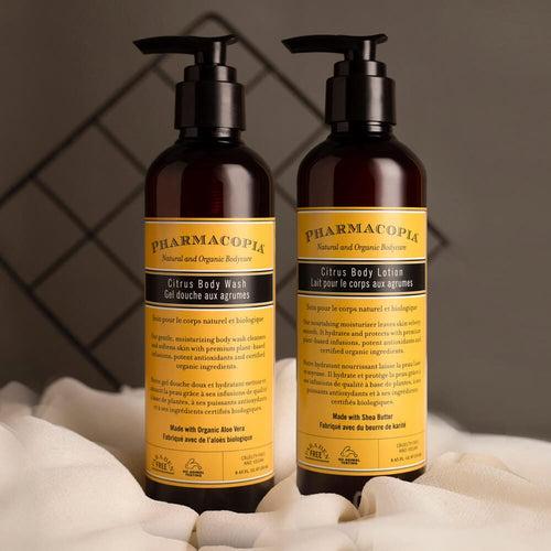 Pharmacopia Citrus Shower gel & Body lotion Duo