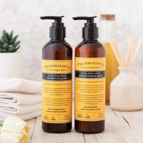 Pharmacopia Citrus Shower gel & Body lotion Duo