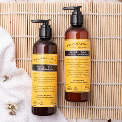 Pharmacopia Citrus Shower gel & Body lotion Duo