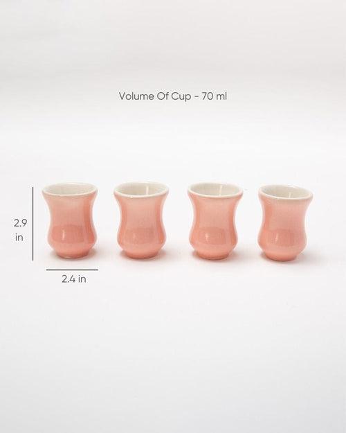 Lola Cup Pink (Set of 4)