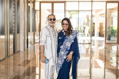 Dolly Jain in The Stainglass Saree