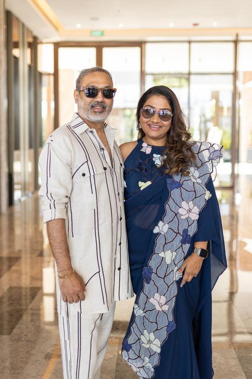 Dolly Jain in The Stainglass Saree