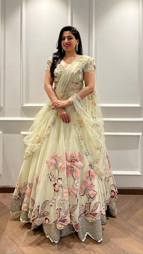 MINT ROSE LEHENGA