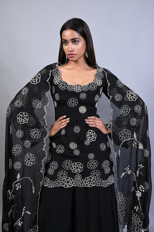 BUTTERFLY PRINCESS SHARARA KURTA