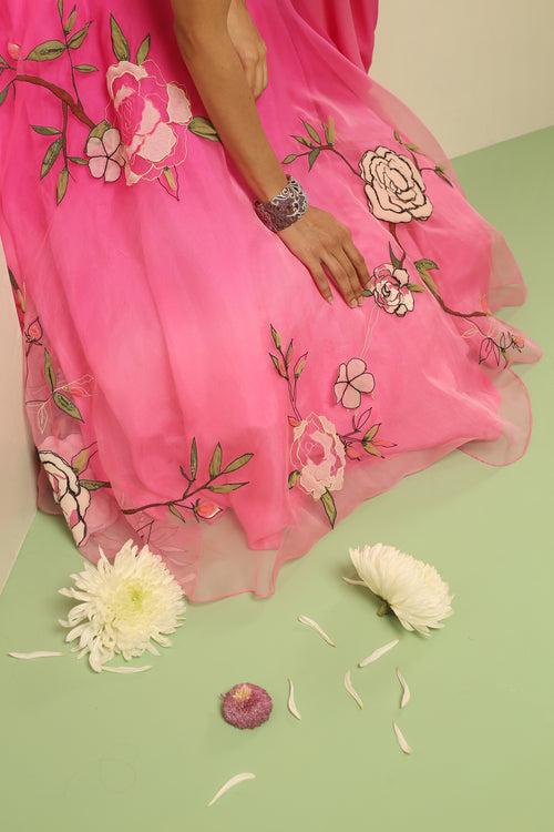 Fleur Applique Lehenga