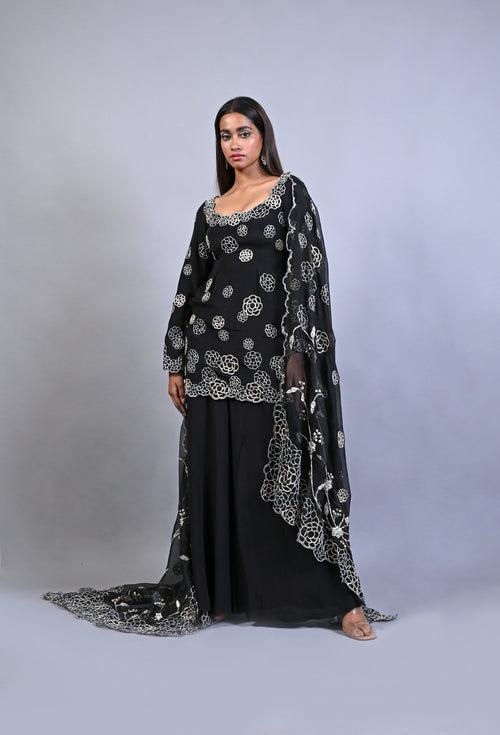 BUTTERFLY PRINCESS SHARARA KURTA