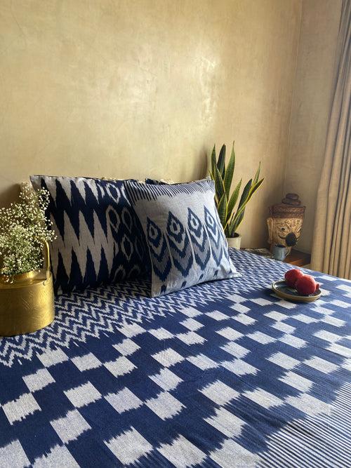 Blue Chevron Bedsheet