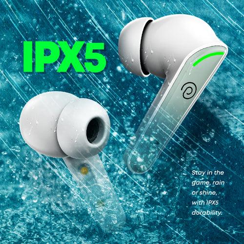 pTron Bassbuds Viper TWS Earbuds (White)