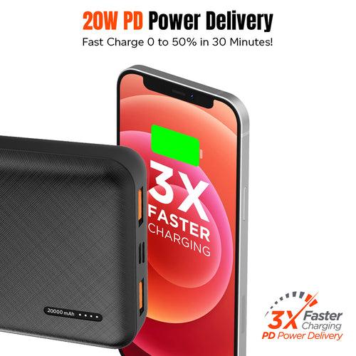 pTron Dynamo Classic 20000mAh 22.5W Power Bank (Black)