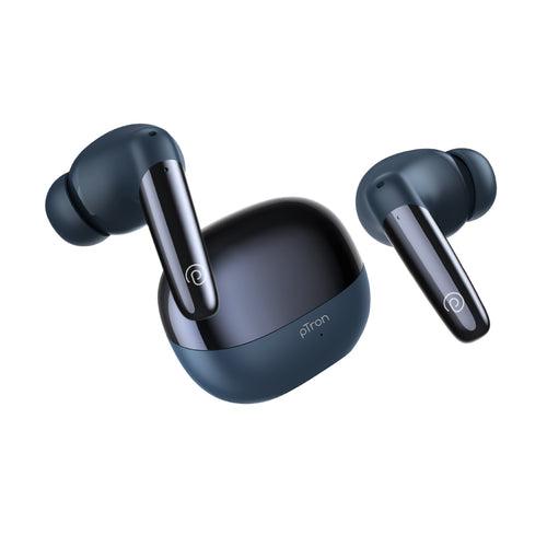 pTron Zenbuds Ultima ANC TWS Earbuds (Blue)