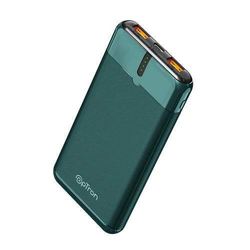 pTron Dynamo Nergy 10000mAh 22.5W Fast Charging Power Bank (Green)