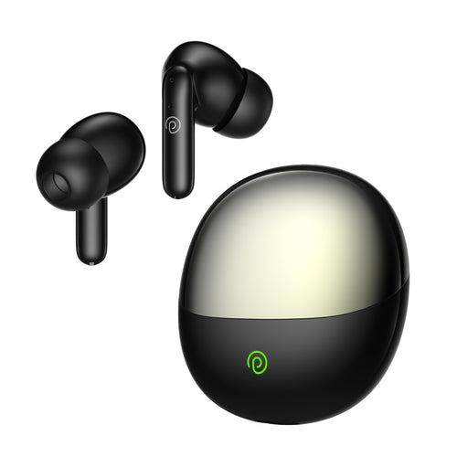 pTron Zenbuds Evo TWS Earbuds with AI-TruTalk ENC Calls (Black)