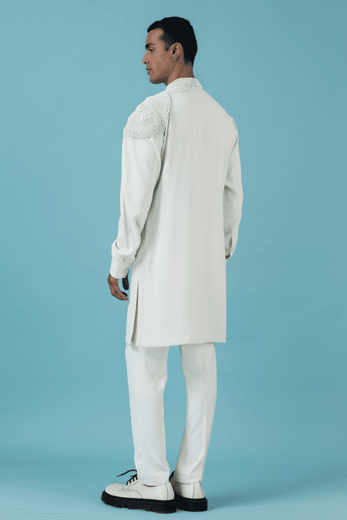 Ivory Bead Magic Kurta