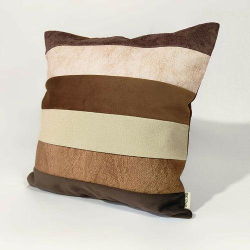 Woods Hues Stripes Cushion Cover