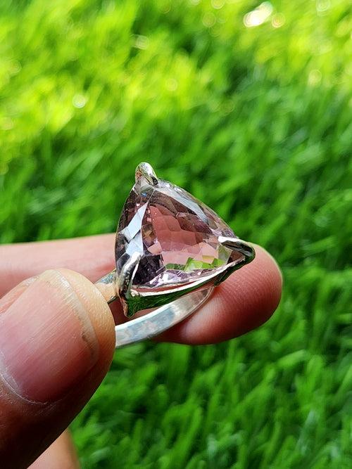 Ametrine Ring in 925 Silver : Radiant Elegance | Mothers day gift | Crystal Jewelry | Gemstone Finger ring