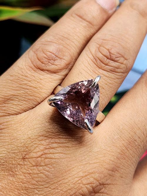 Ametrine Ring in 925 Silver : Radiant Elegance | Mothers day gift | Crystal Jewelry | Gemstone Finger ring