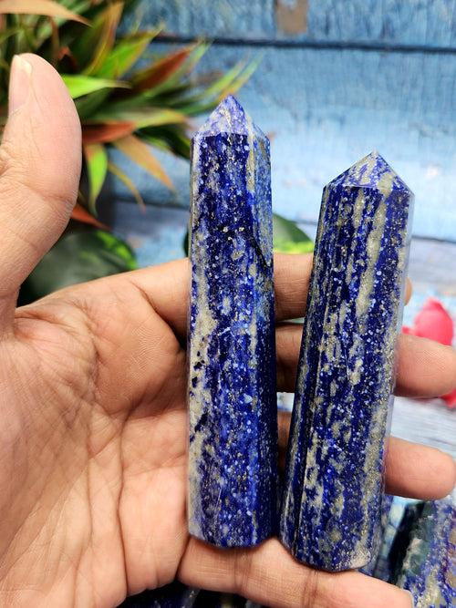 Lapis Lazuli Point: A Gemstone of Ancient Beauty and Modern Elegance | Crystal Healing | Home decor