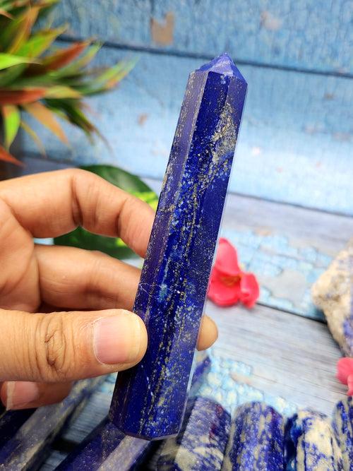 Lapis Lazuli Point: A Gemstone of Ancient Beauty and Modern Elegance | Crystal Healing | Home decor