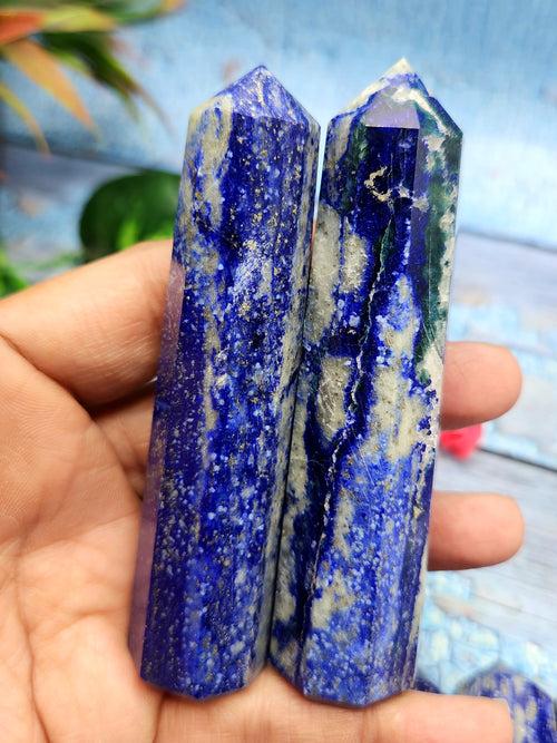 Lapis Lazuli Point: A Gemstone of Ancient Beauty and Modern Elegance | Crystal Healing | Home decor