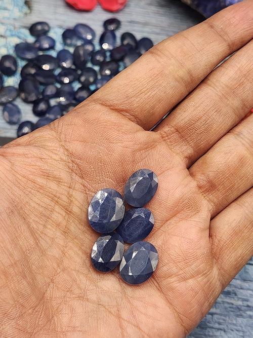 Blue Sapphire Faceted Gemstones : Radiant Azure Treasures | Loose Gemstones | Crystals & Gems for Jewelry - ONE PIECE ONLY