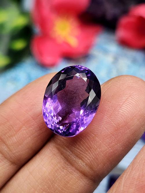 Amethyst Faceted Mixed Shaped Loose Gemstones - Enchanting Elegance - Lot of 6 units