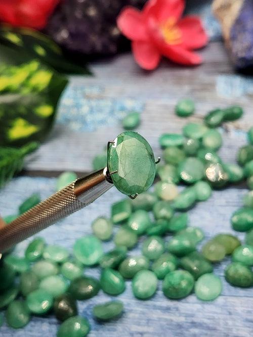Sakota Emerald Faceted Loose Gemstones - Beauty, Luck and Confidence in Every Facet - Lot of 83 units