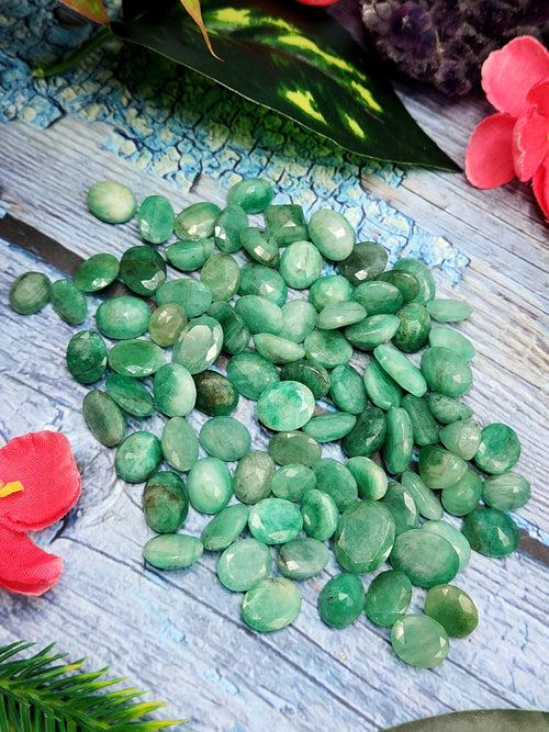 Sakota Emerald Faceted Loose Gemstones - Beauty, Luck and Confidence in Every Facet - Lot of 83 units