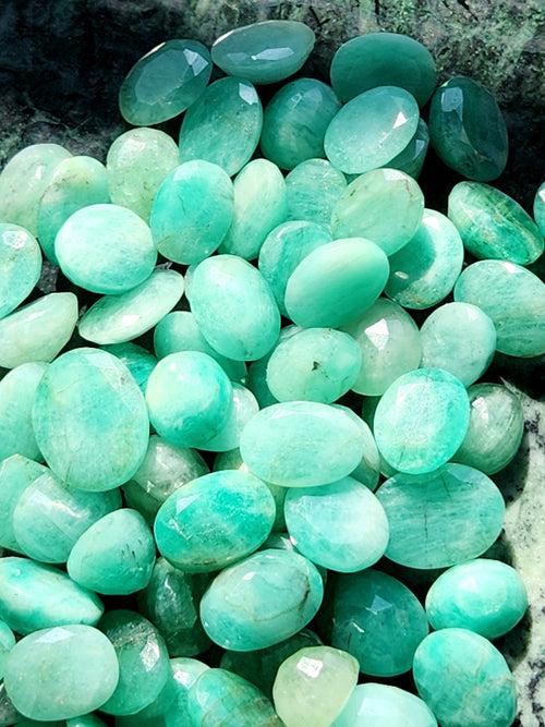 Sakota Emerald Faceted Loose Gemstones - Beauty, Luck and Confidence in Every Facet - Lot of 83 units