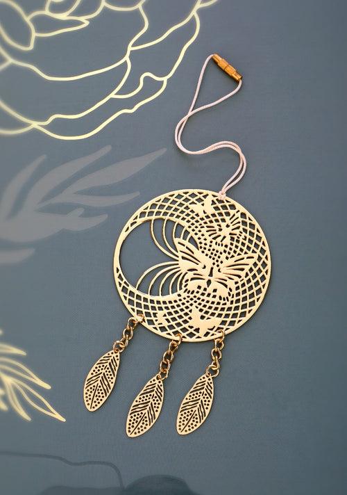 Brass Metal Butterfly Dream Catcher