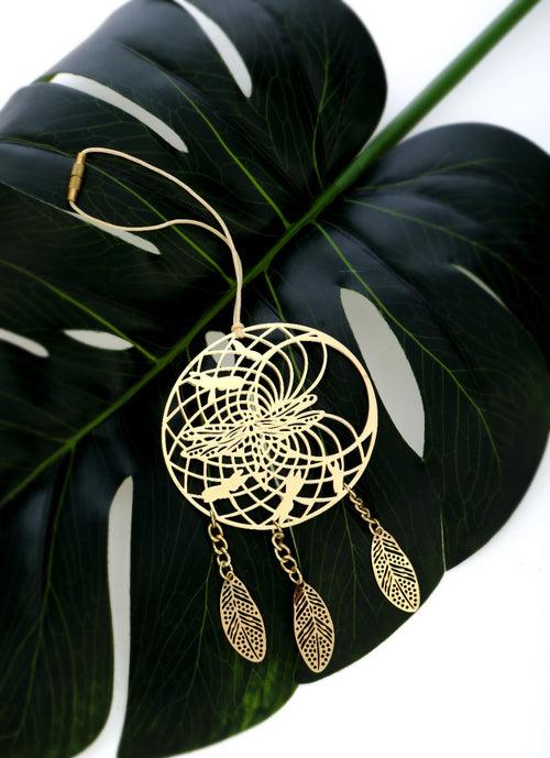 Brass Metal Dragonfly Dream Catcher