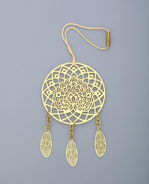 Brass Peacock Dream Catcher