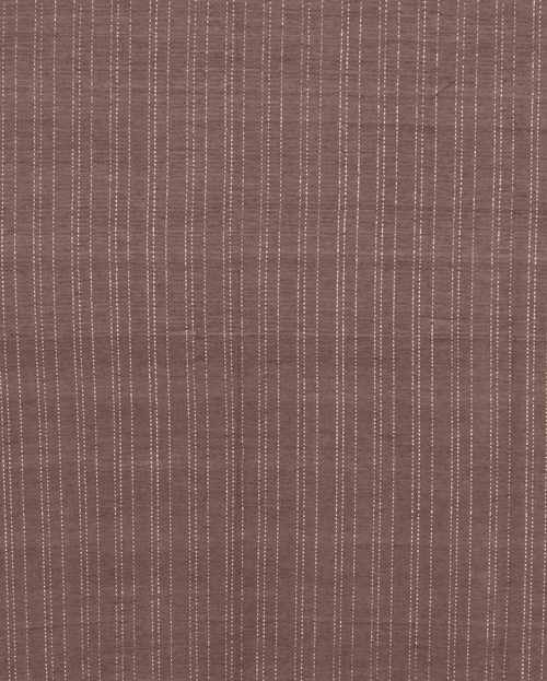 IR Rain Dobby Cotton Handloom Curtain - Brown - Single Piece - 6X3 Feet