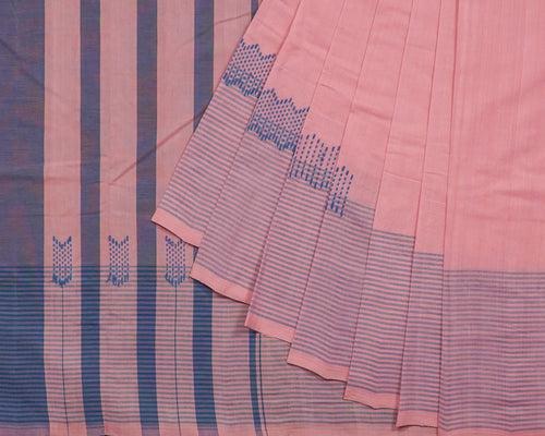 Indus Buta Cotton Handloom Saree - Pink